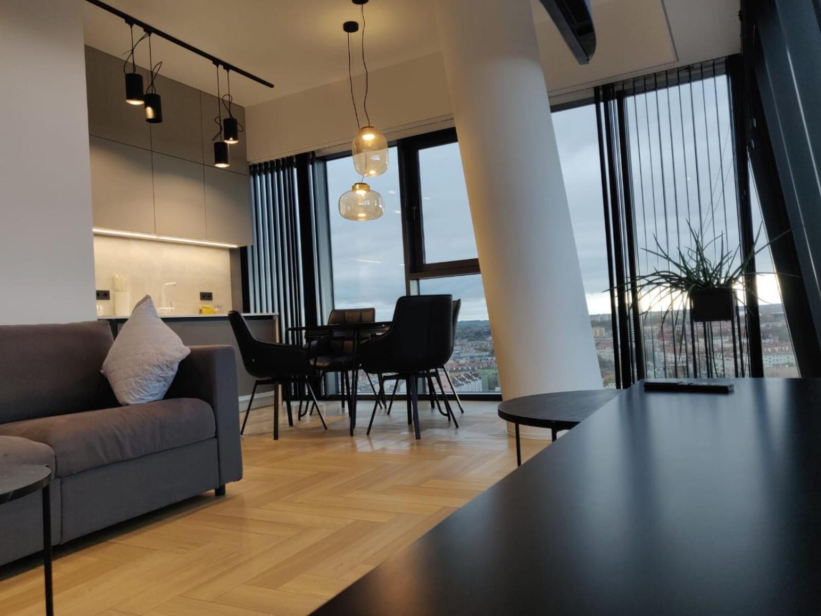Апартаменти Hanza Tower Szczecin Sky Apart 18Th Floor A Екстер'єр фото